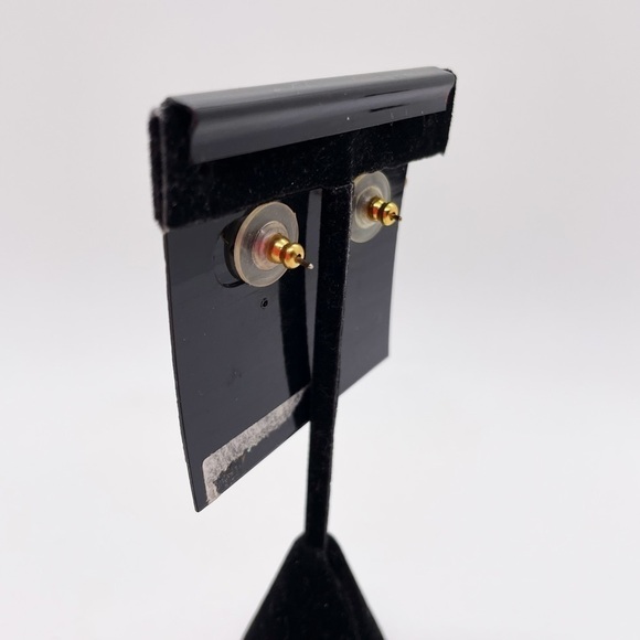 NWT Giorgio Fiorlini Gold Tone Noahs Ark Elephant Dangle Animal Earrings Vintage - Picture 4 of 6